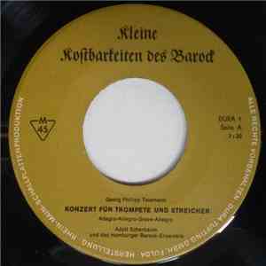 Georg Philipp Telemann, G. Jaccini, Adolf Scherbaum Und Das Hamburger Barock-Ensemble - Kleine Kostbarkeiten Des Barock