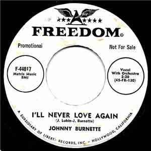 Johnny Burnette - I'll Never Love Again / Sweet Baby Doll