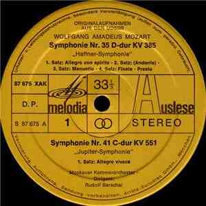 Mozart / Rudolf Barshai - Jupiter-Symphonie