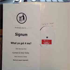 Signum - What Ya Got 4 Me