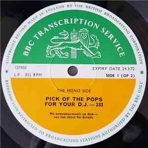 Various / The Edgar Broughton Band - Pick Of The Pops For Your D.J.-333
