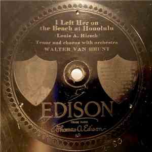 Walter Van Brunt / Elizabeth Spencer And George Wilton Ballard - I Left Her On The Beach At Honolulu / By The Sad Luana Shore—Step This Way
