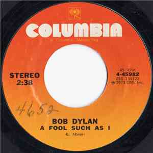 Bob Dylan - A Fool Such As I