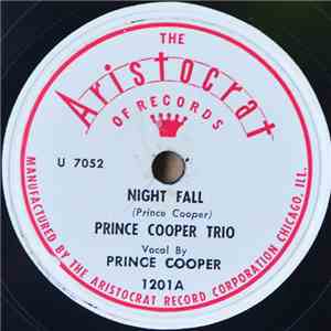 Prince Cooper Trio Vocal By Prince Cooper - Night Fall / It's A Hit