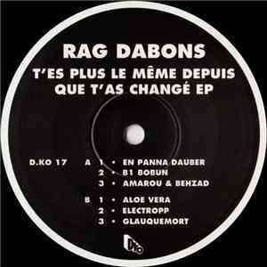 Rag Dabons - T'es Plus Le Même Depuis Que T'as Changé EP