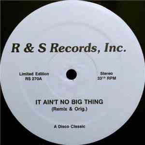 Donna McGhee / General Johnson - It Ain't No Big Thing / Can't Nobody Love Me Like You Do