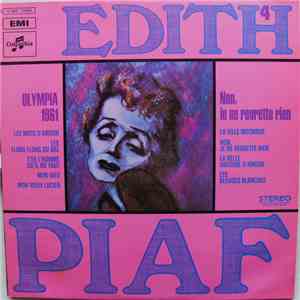 Edith Piaf - Olympia 1961 - Non, Je Ne Regrette Rien - Vol. 4