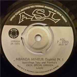 Orchestre Special Liwanza - Mbanda Mineur (Sophie)