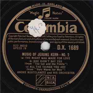 Andre Kostelanetz And His Orchestra - Music Of Jerome Kern - No. 2