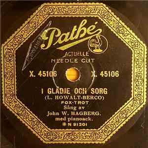 John W. Hagberg - I Glädje Och Sorg / Sonny Boy