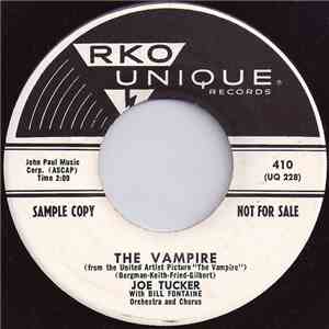Joe Tucker  With Bill Fontaine Orchestra - Who Knows? / The Vampire