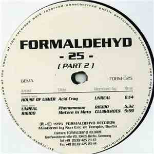 Various - Formaldehyd -25- (Part 2)