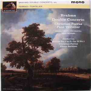 Christian Ferras, Paul Tortelier, Paul Kletzki, Pierre Barbizet, Brahms, Beethoven - Brahms Double Concerto