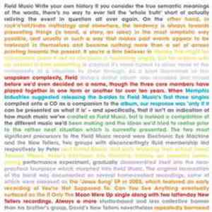 Field Music - Write Your Own History