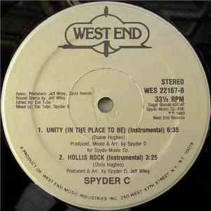 Spyder C - Unity (In The Place To Be) / Hollis Rock