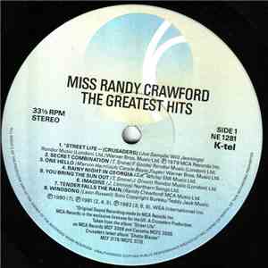 Miss Randy Crawford - The Greatest Hits