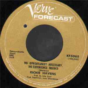 Richie Havens - No Opportunity Necessary, No Experience Needed