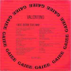 Valentino  - I Was Born This Way
