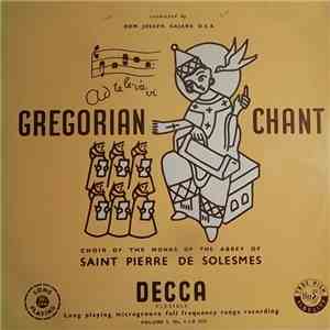 Choir Of The Monks Of The Abbey Of Saint Pierre De Solesmes Conducted By Dom Joseph Gajard O.S.B. - Gregorian Chant, Volume Two No. 4