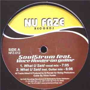 Soulstrum Feat. Vince Hunter - What U Said