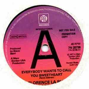 Florence La Rue Gordon - Everybody Wants To Call You Sweetheart