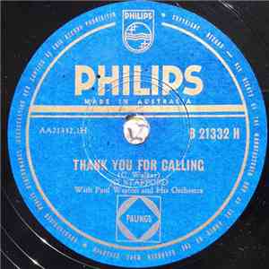Jo Stafford With Paul Weston And His Orchestra - Thank You For Calling / Where Are You?
