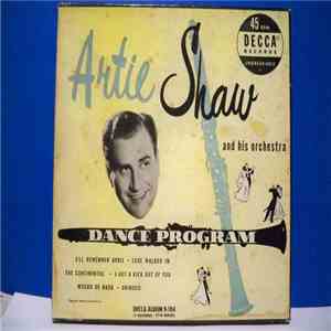 Artie Shaw And His Orchestra - Dance Program