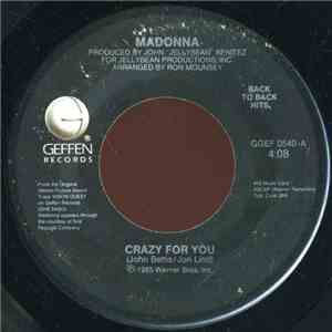 Madonna - Crazy For You / Gambler