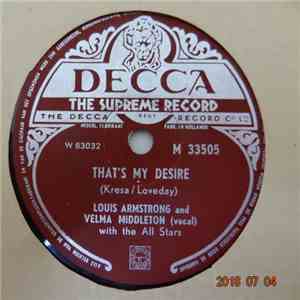 Louis Armstrong - That's My Desire