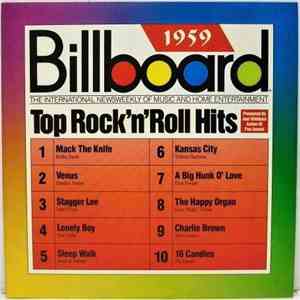 Various - Billboard Top Rock'N'Roll Hits - 1959