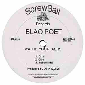 Blaq Poet - Watch Your Back / Bloody Mess