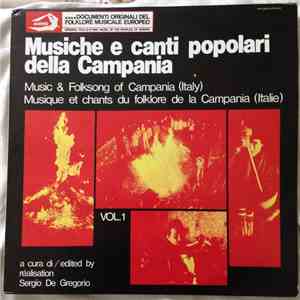 Various - Musiche E Canti Popolari Della Campania Vol. 1