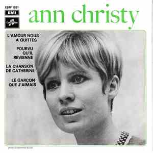 Ann Christy - L'Amour Nous A Quittés