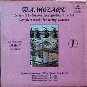 Le Quatuor Dimov - Intégrale de L'Oeuvre Pour Quatuor à Cordes, Vol.1