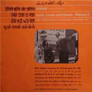 No Artist - Look, Listen And Speak - Record 3