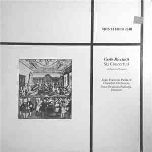 Carlo Ricciotti, Orchestre De Chambre Jean-François Paillard, Jean-François Paillard - Six Concertini Attributed to Pergolesi