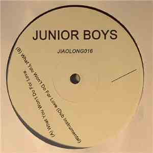 Junior Boys - What You Won't Do For Love
