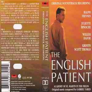 Academy Of St. Martin In The Fields, Gabriel Yared - The English Patient (Original Soundtrack Recording)