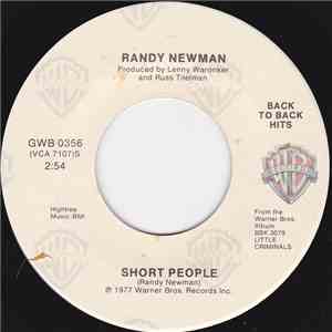 Randy Newman - Short People / Baltimore (Edit)