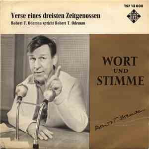 Robert T. Odeman - Verse Eines Dreisten Zeitgenossen - Robert T. Odeman spricht Robert T. Odeman