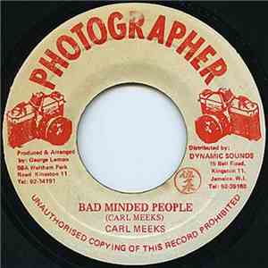Carl Meeks - Bad Minded People