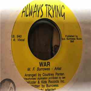 M. F. Burrows - War / Their System