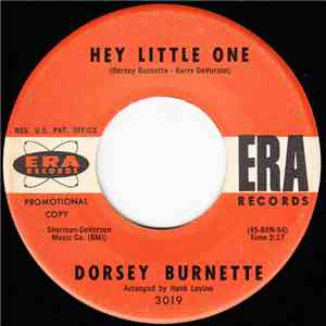 Dorsey Burnette - Hey Little One / The Ghost of Billy Malloo