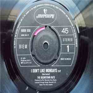The Boomtown Rats - I Don't Like Mondays
