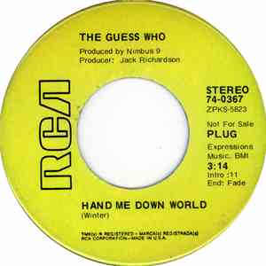 The Guess Who - Hand Me Down World