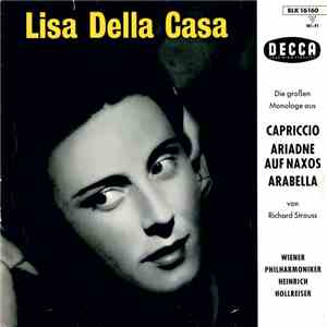 Lisa Della Casa - Die Großen Monologe Aus Capriccio Ariadne Auf Naxos Arabella