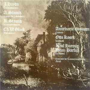 J. Haydn, A. Stamitz, K. Stamitz, Ch. W. Gluck - Annemarie Simmen, Otto Kosek, Paul Haemig, Heinz Bärfuss, Ensemble Of Kammermusikkurse, Zürich - Ensemble Of Kammermusikkurse, Zürich