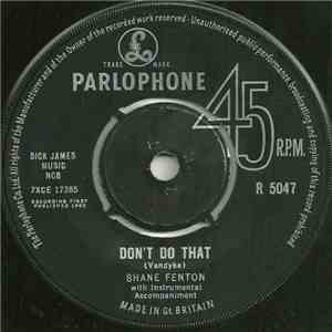 Shane Fenton - Don't Do That