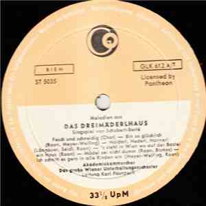 Berté, Schubert, Akademiekammerchor, Das Große Wiener Unterhaltungsorchester, Karl Pauspertl - Melodien Aus Das Dreimäderlhaus