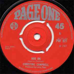 Christine Campbell - Nos Da / Sleep Little Boy